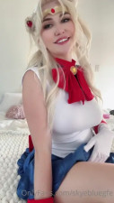 Cosplayer Pleasures Herself With A Vibrator