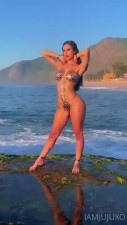 Juliana Reis Semi Nude On The Beach