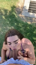 Juicy Jasmyn Enjoys Outdoor Cock Sucking And A Good Doggy Style Fuck