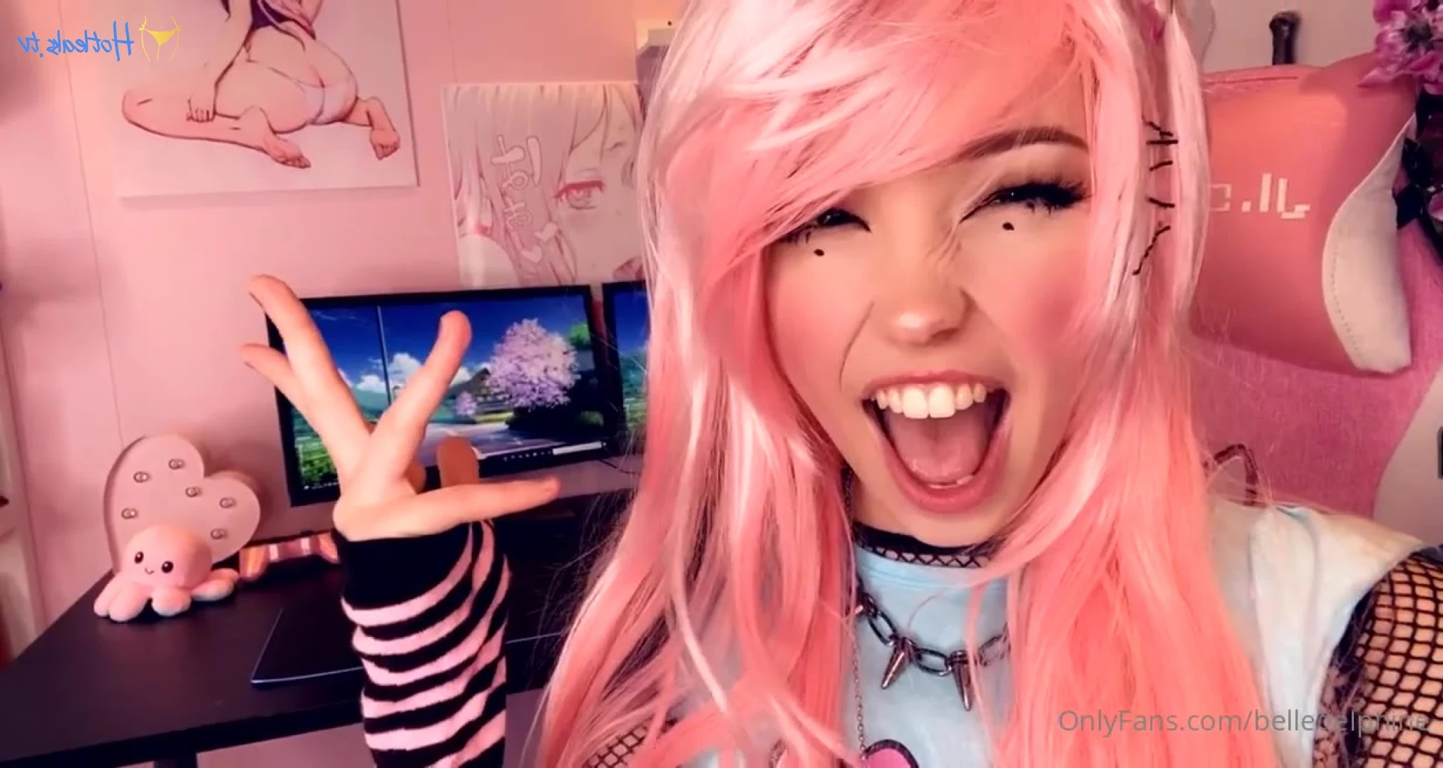 Belle Delphine [ belledelphine ] - If you were wondering how I keep my body slim thicc       I started - ePornLeak