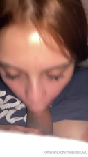 Mili Pili420 Receives Milk In Her Mouth