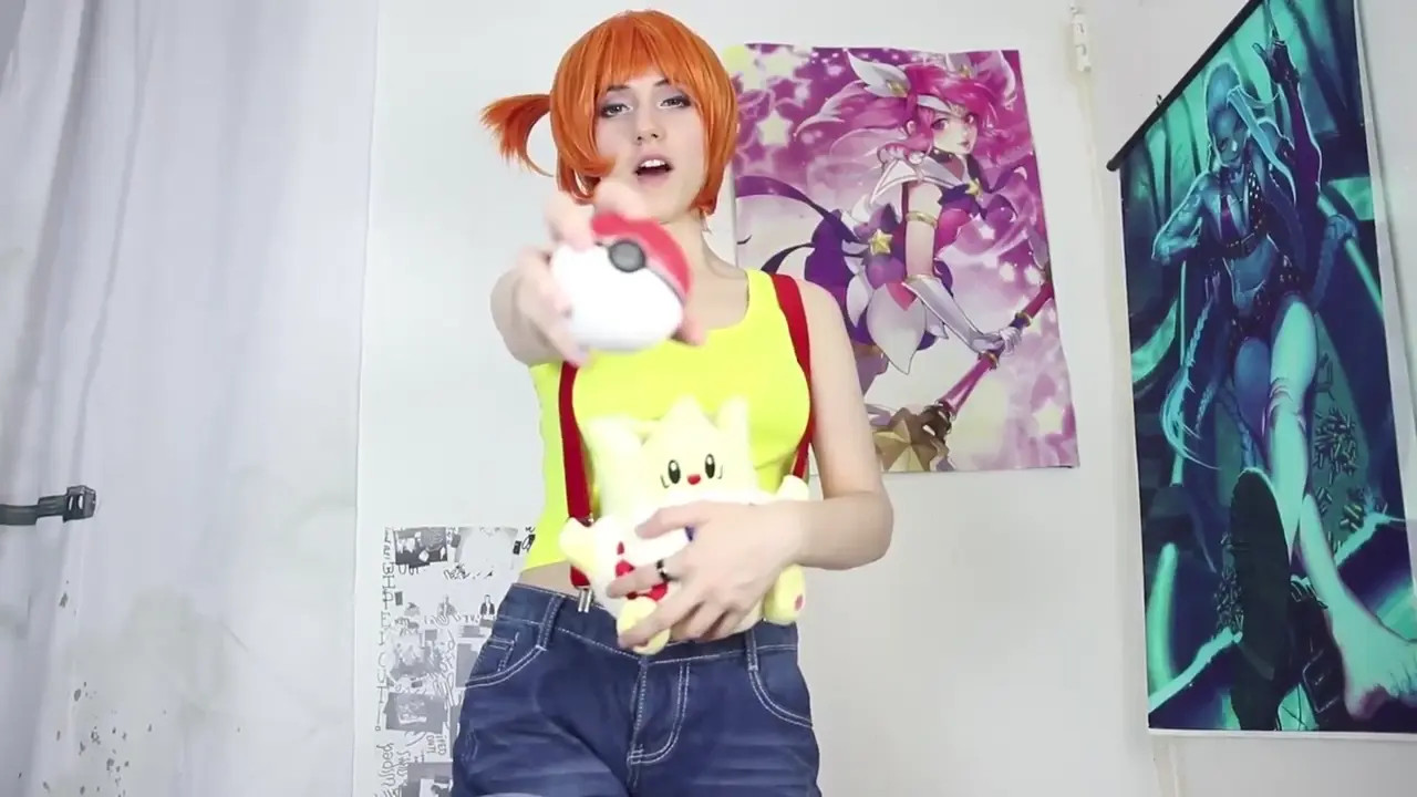 Cosplayer Lana Rain Plays Pokemon's Misty As A Bukkake Slut - ePornLeak