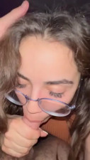 Cocksucker Jameliz Works Very Hard To Make Her Guy Cum