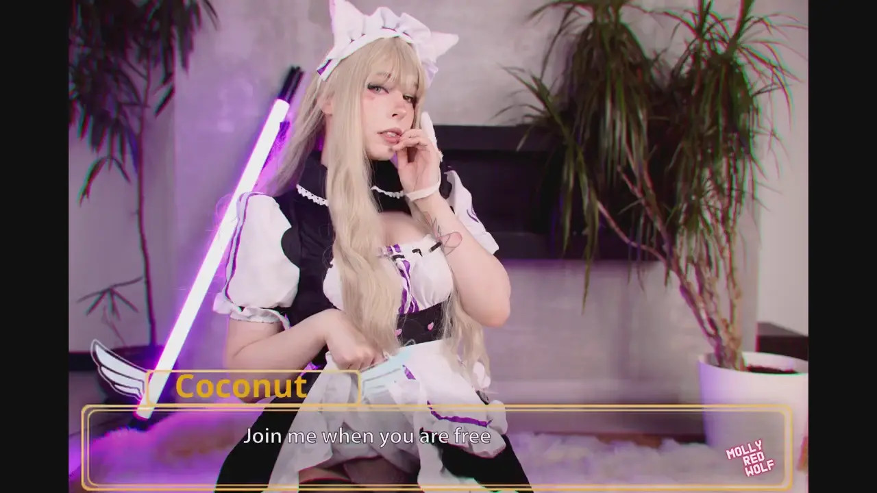 Cosplayer MollyRedWolf Plays A Cock-Starved Maid For You - ePornLeak