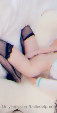 Belle Delphine Slides Panties On Pussy