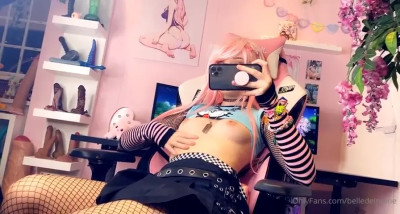 Goth Belle Delphine Plays With Her Tits