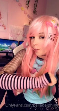 Belle Delphine Listening To 50 Cent Music