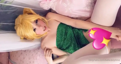 Belle Delphine Pleasures Her Pussy In Tinker Bell Cosplay