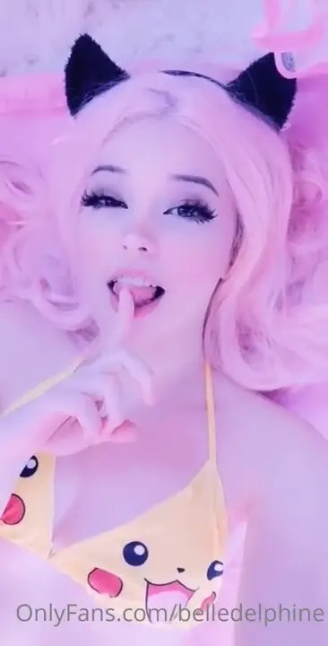 Belle Delphine Licks Her Finger - ePornLeak