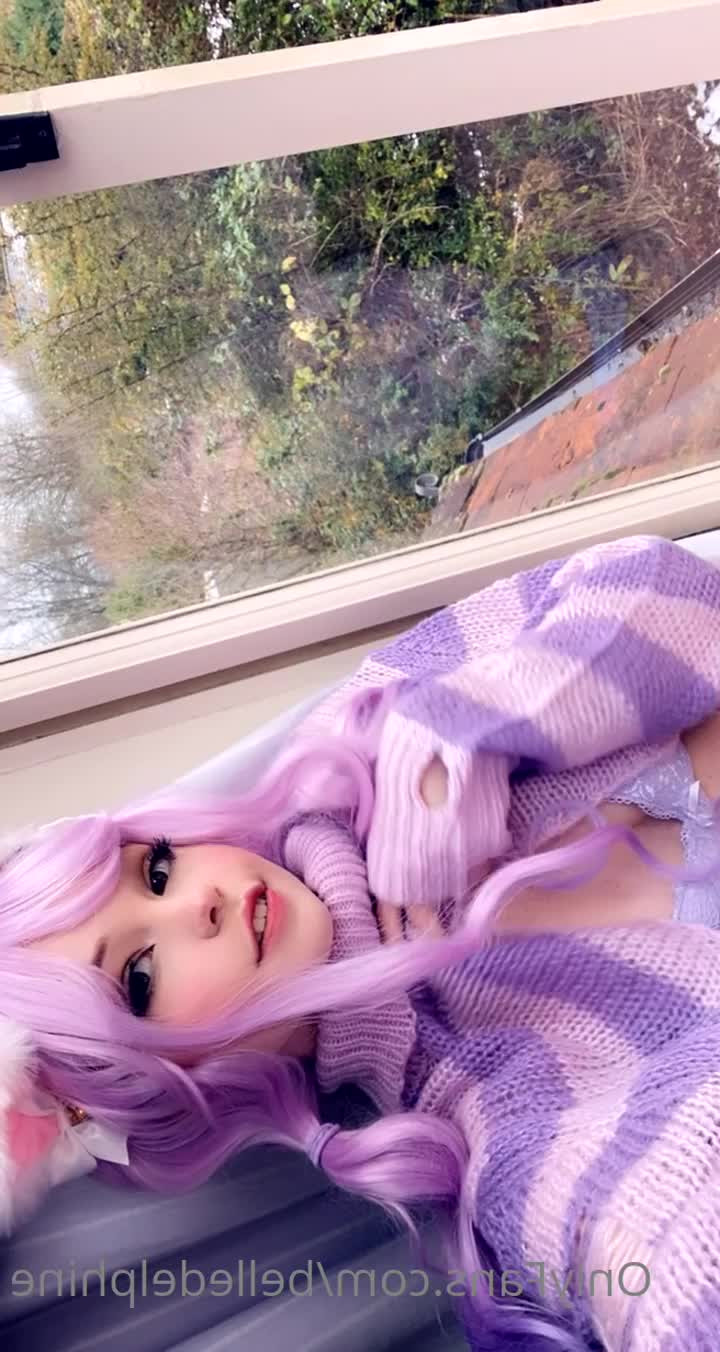 Belle Delphine [ belledelphine ] - Wanna see my pussy? 🤭🖤 - ePornLeak