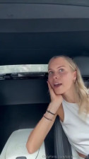 Sarah Lloyd Inside The Car BG Sextape