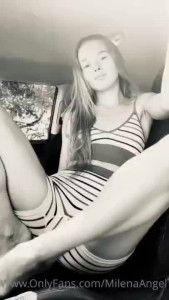 Milena Angel [ milenaangel ] - Store shenanigans 😜 Vids are the best 😜😂 In your DMs 😉