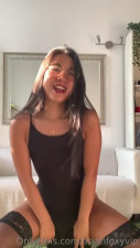 Asianfoxyvip Lifts Dress In Sultry Dance To Expose Tight Asian Cunt