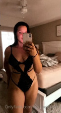 Michaelasmith Showing Off Her Hot Body In A Tight Black Lingerie
