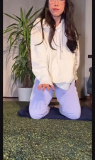 Asianfoxyvip Transitions From A Hoodie Into Skimpy Black Lingerie