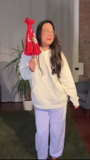 Asianfoxyvip Transitions From A Hoodie Into Hot Red Lingerie
