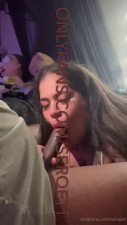 Serqett Sucking Cock On Her Knees