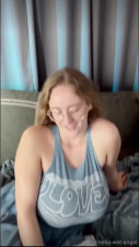 Amelia-Wet-Angel Jiggles And Teases Her Tits