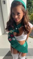 Girl Scout Jazmyn Barista Receives Anal Creampie Instead