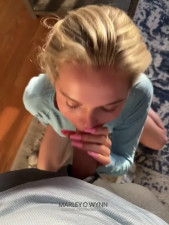 Marley Wynn Has A Big Cock In Her Mouth